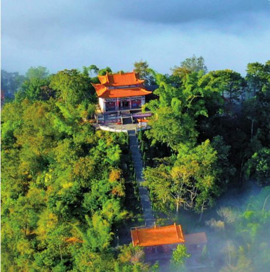 哀牢山、無量山間雲海翻騰。本報通訊員 李文聖 攝